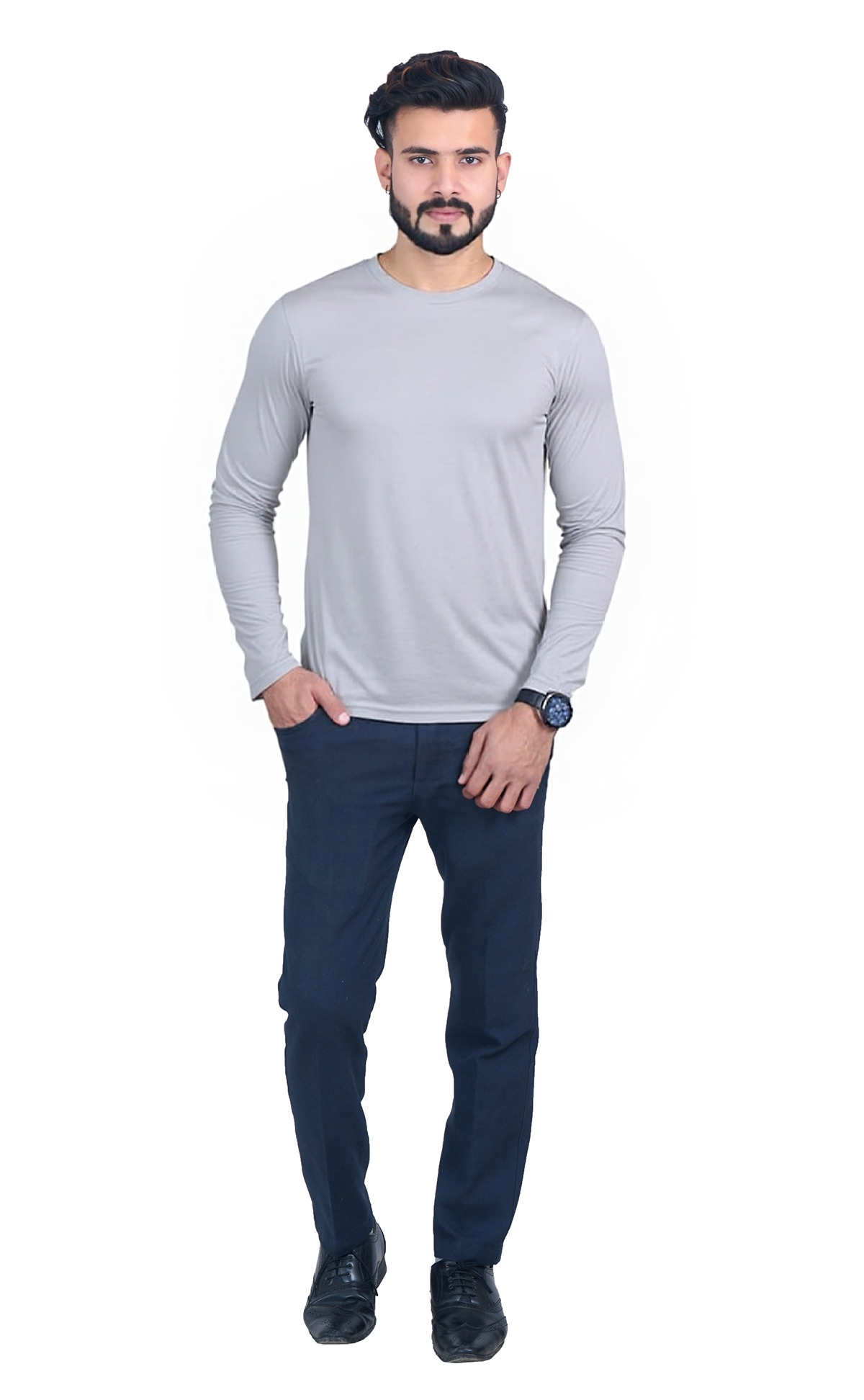 Ecolove Men's Full Sleeve Tshirt