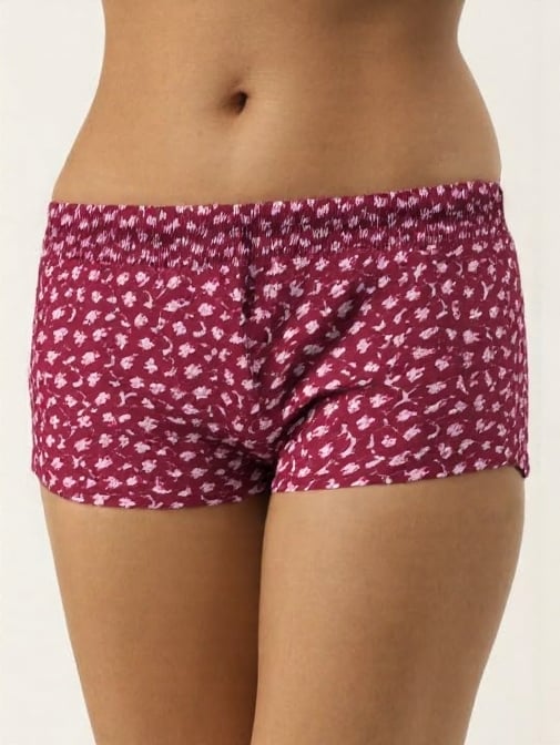 Women Underwear Trunk Printed (Pack Of 3)