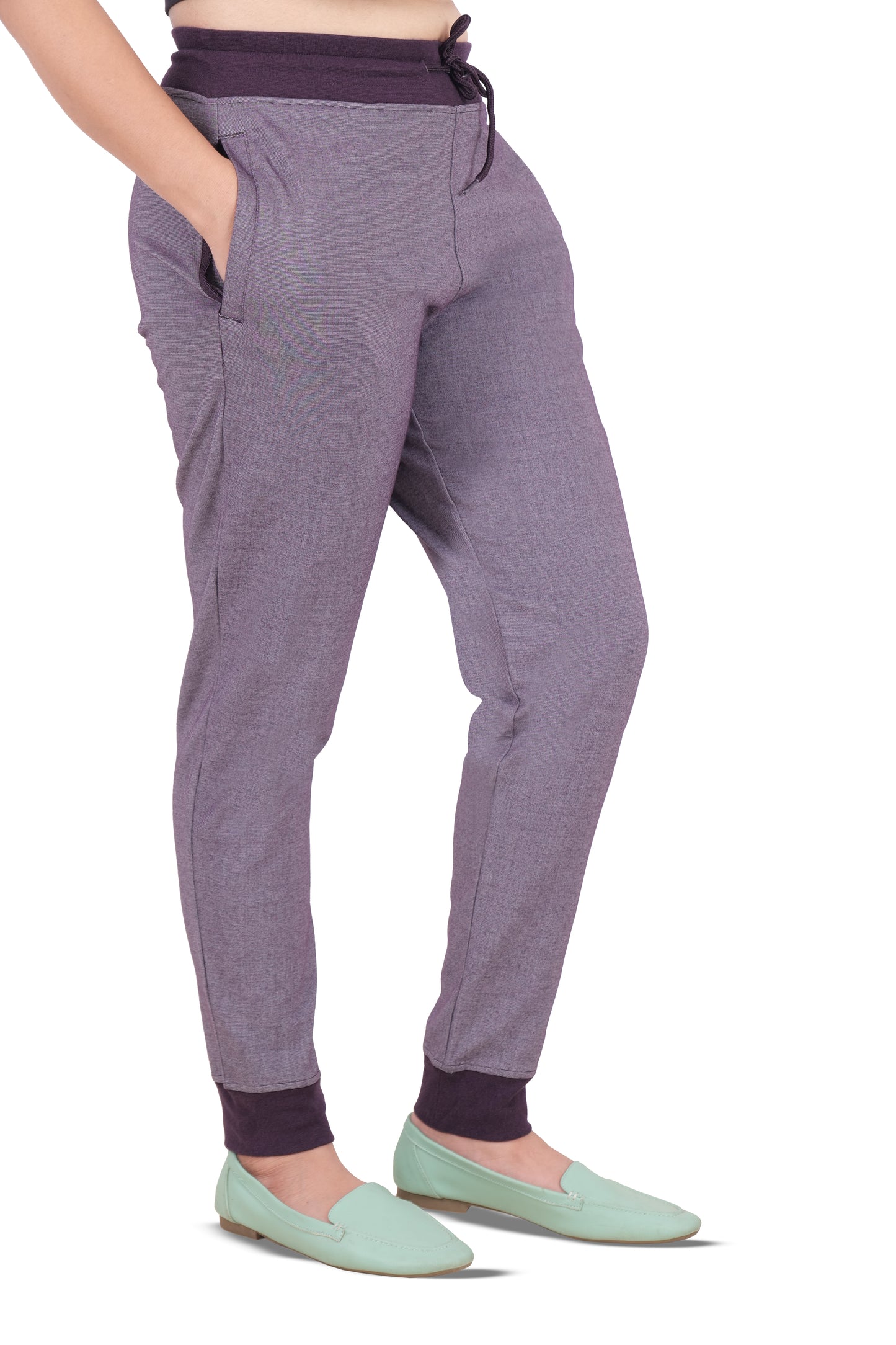 women jogger with zipper pocket 612058