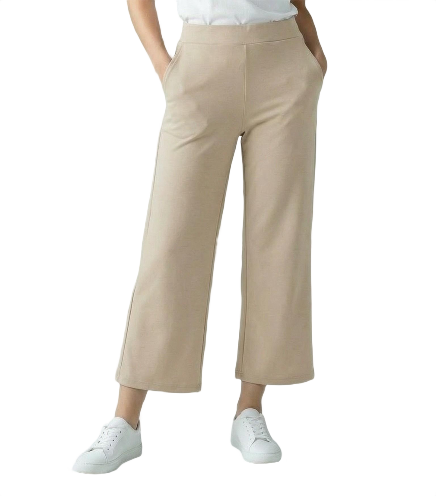 FlowFit Palazzo Pants - BEIGE