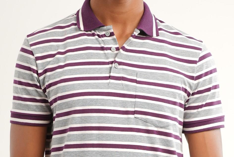 grey wine stripe