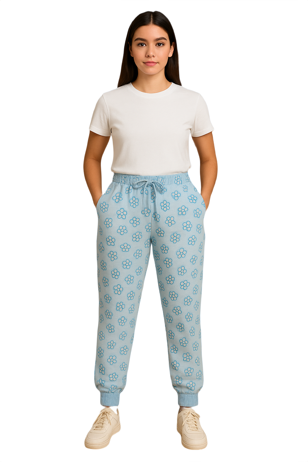 Womens Printed Loopers/ Pyjama