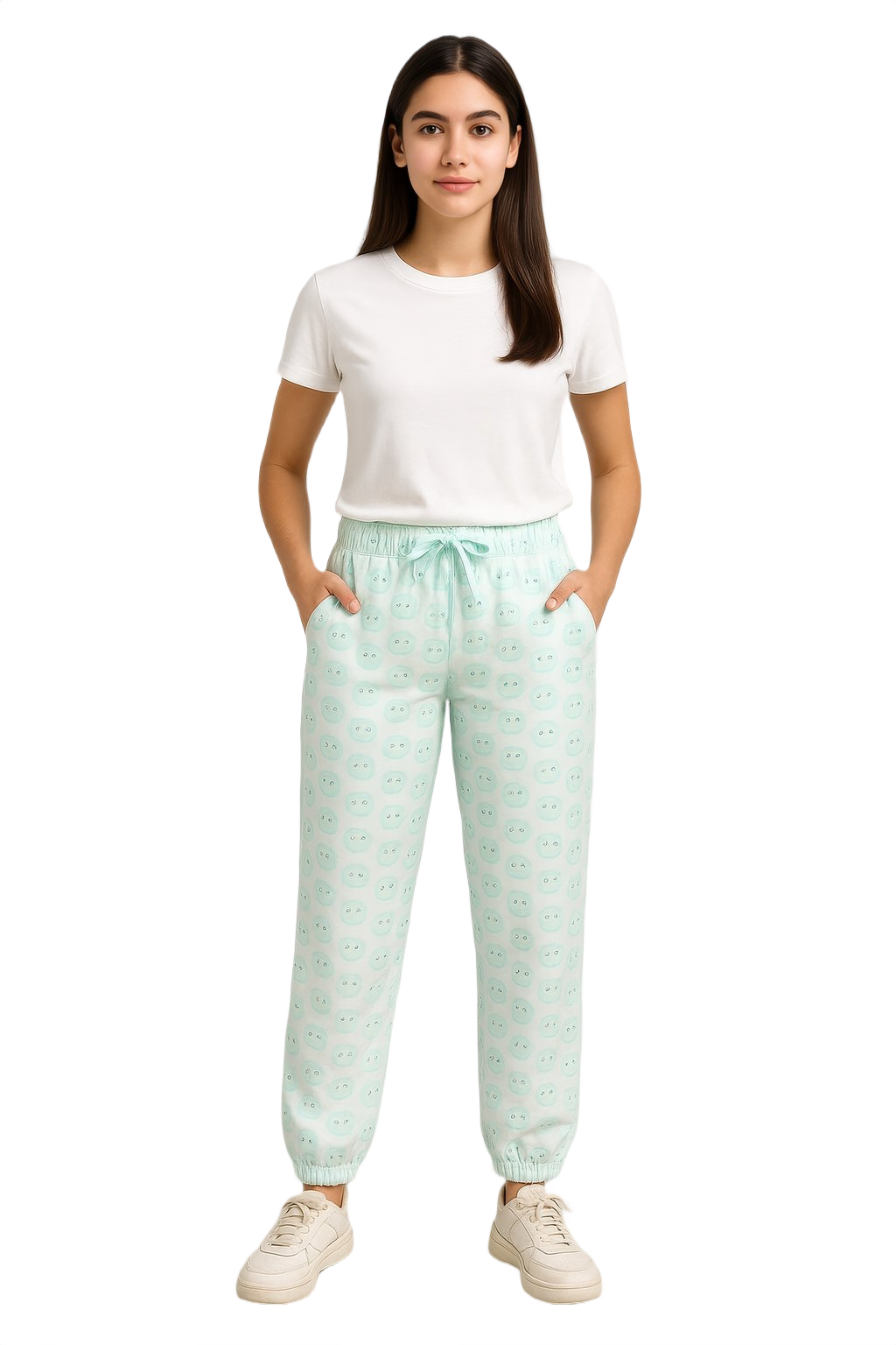 Womens Printed Loopers/ Pyjama