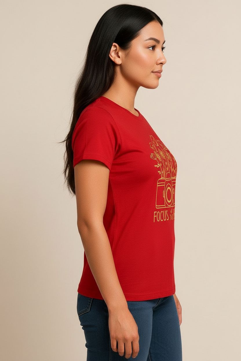 Women Printed Round Neck