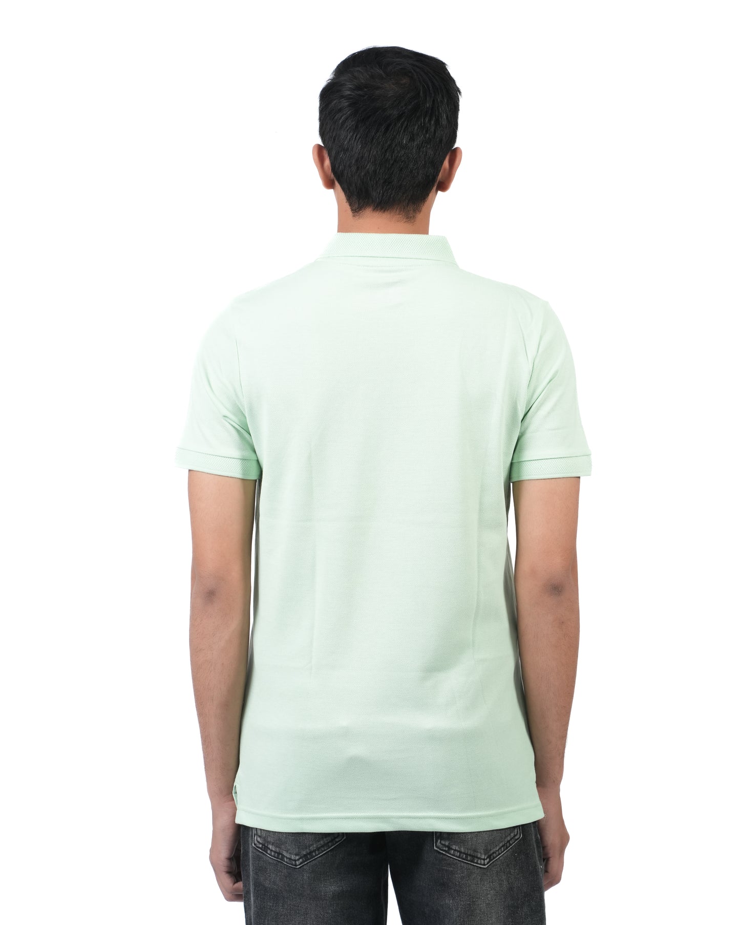 Ecolove Men's Plain Polo T-shirt - P Green