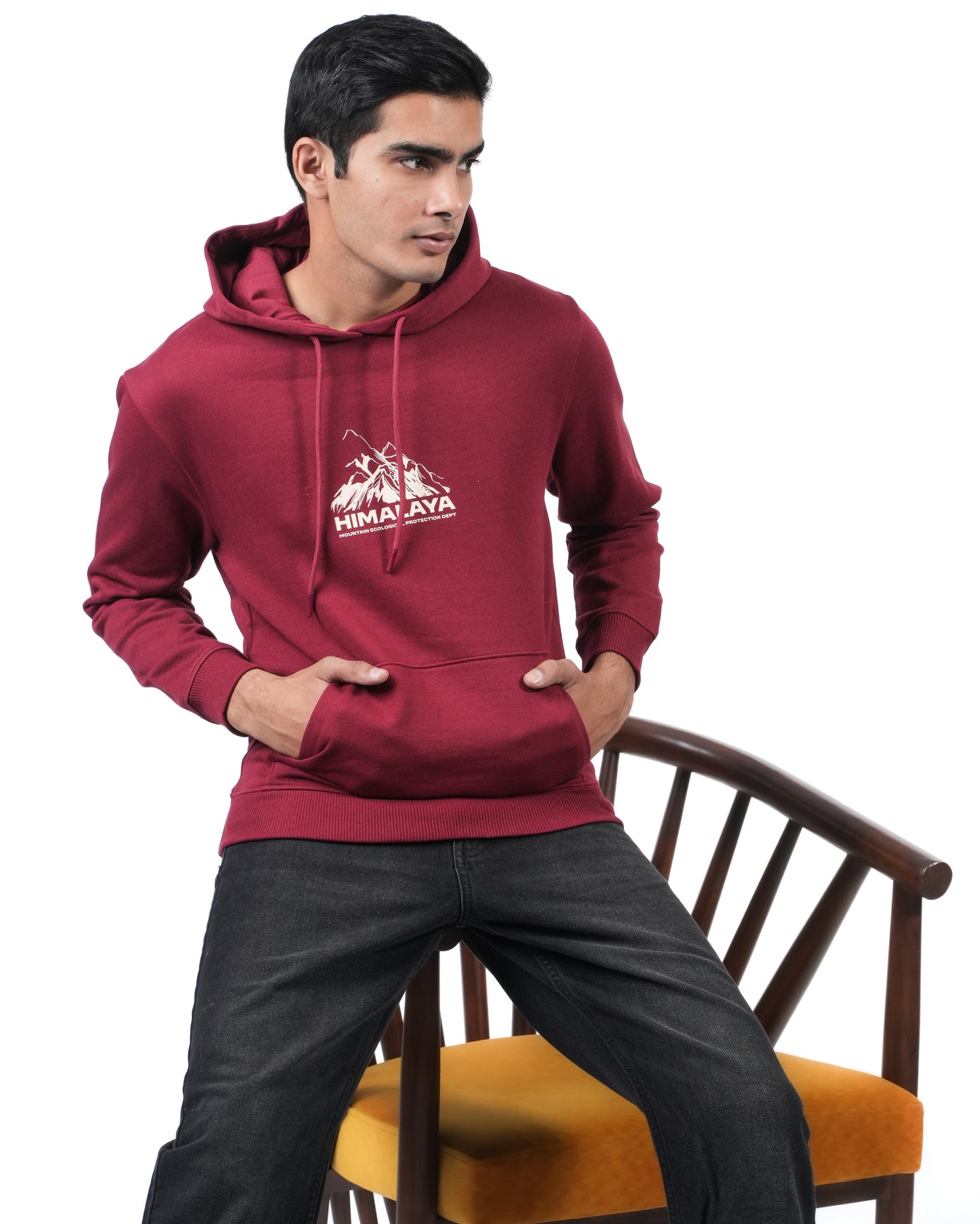 Men Printed Hoodie