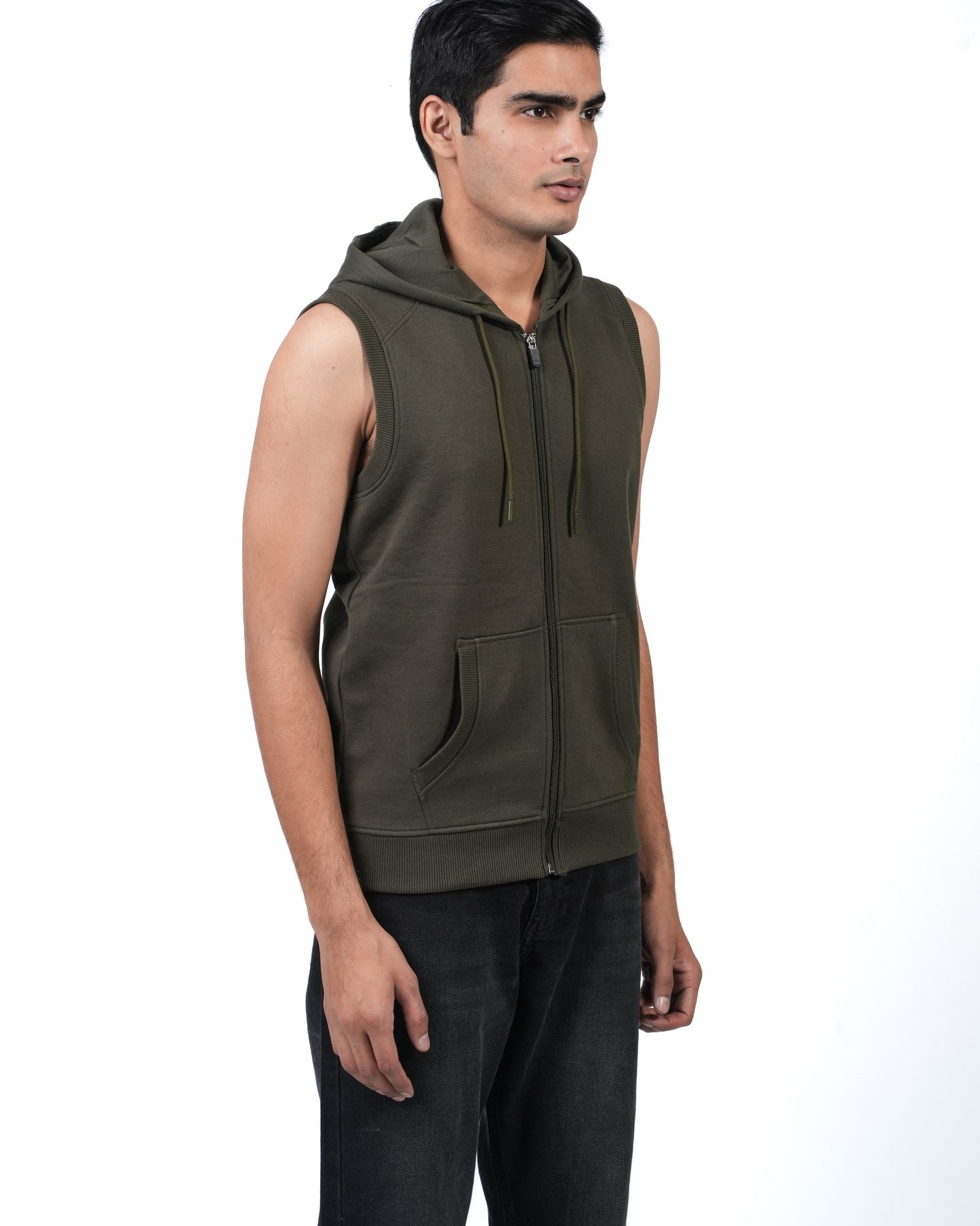 Men Sleeve Less Jacket