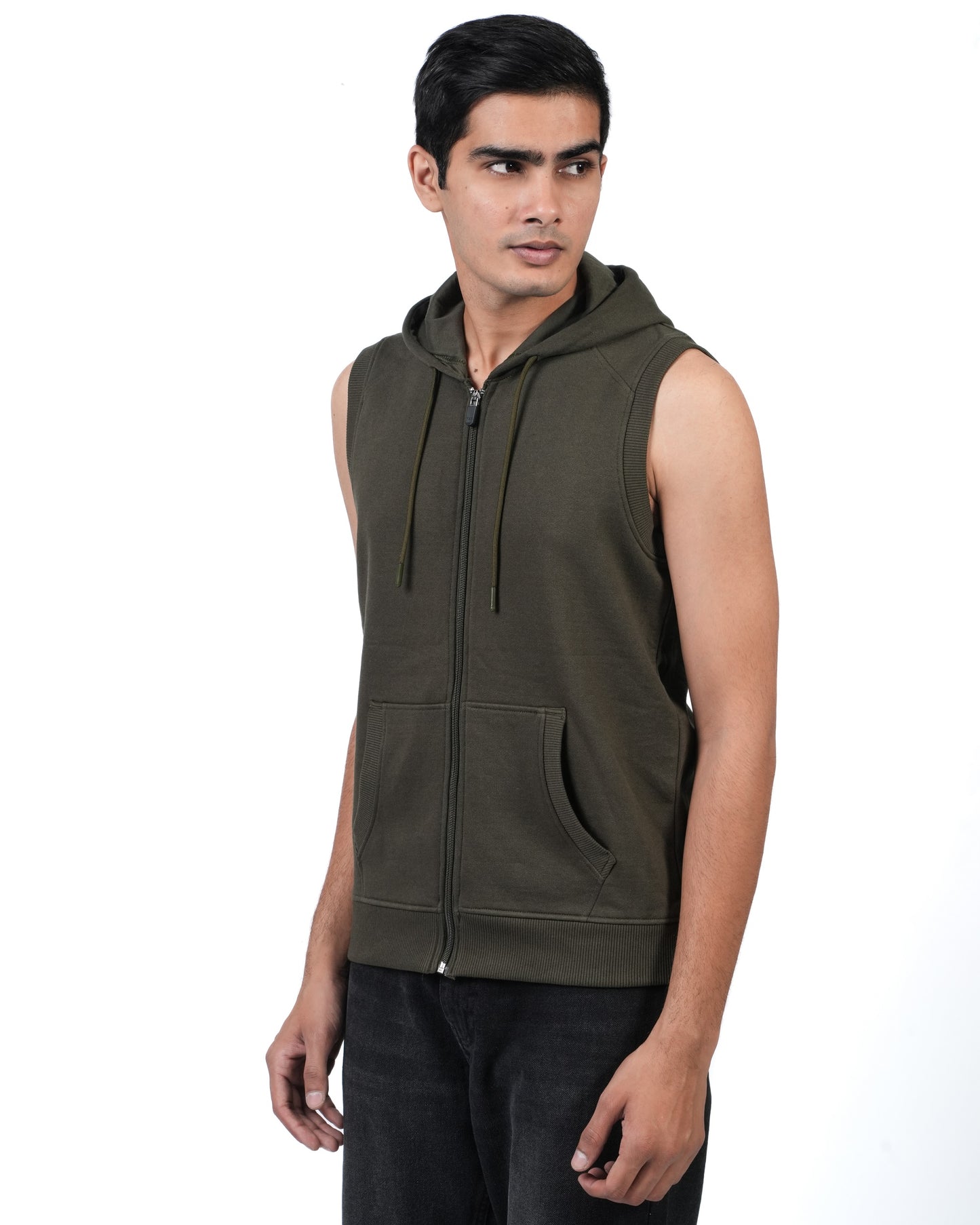 Men Sleeve Less Jacket