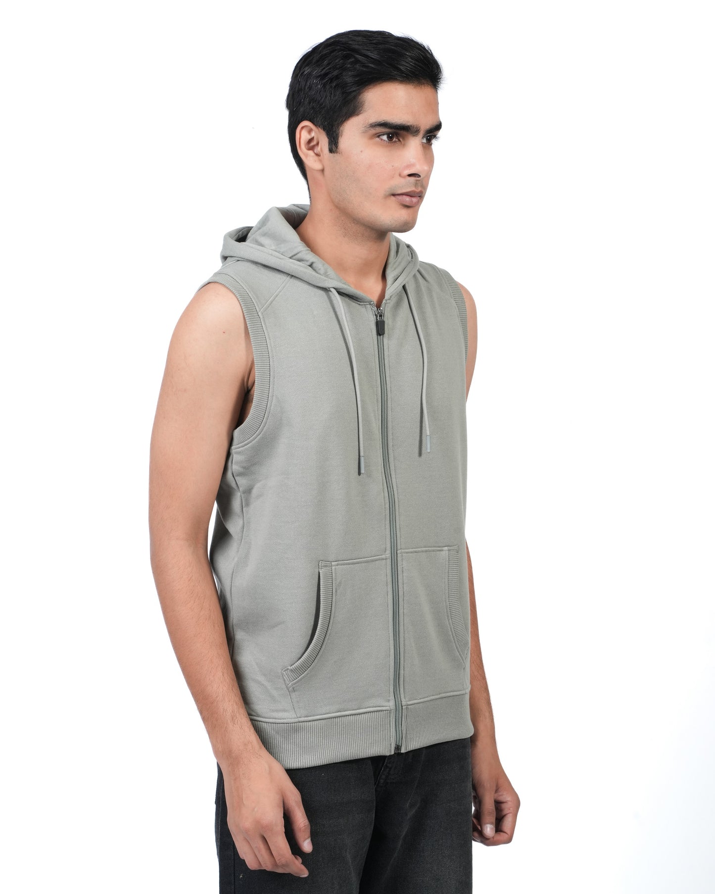 Men Sleeve Less Jacket