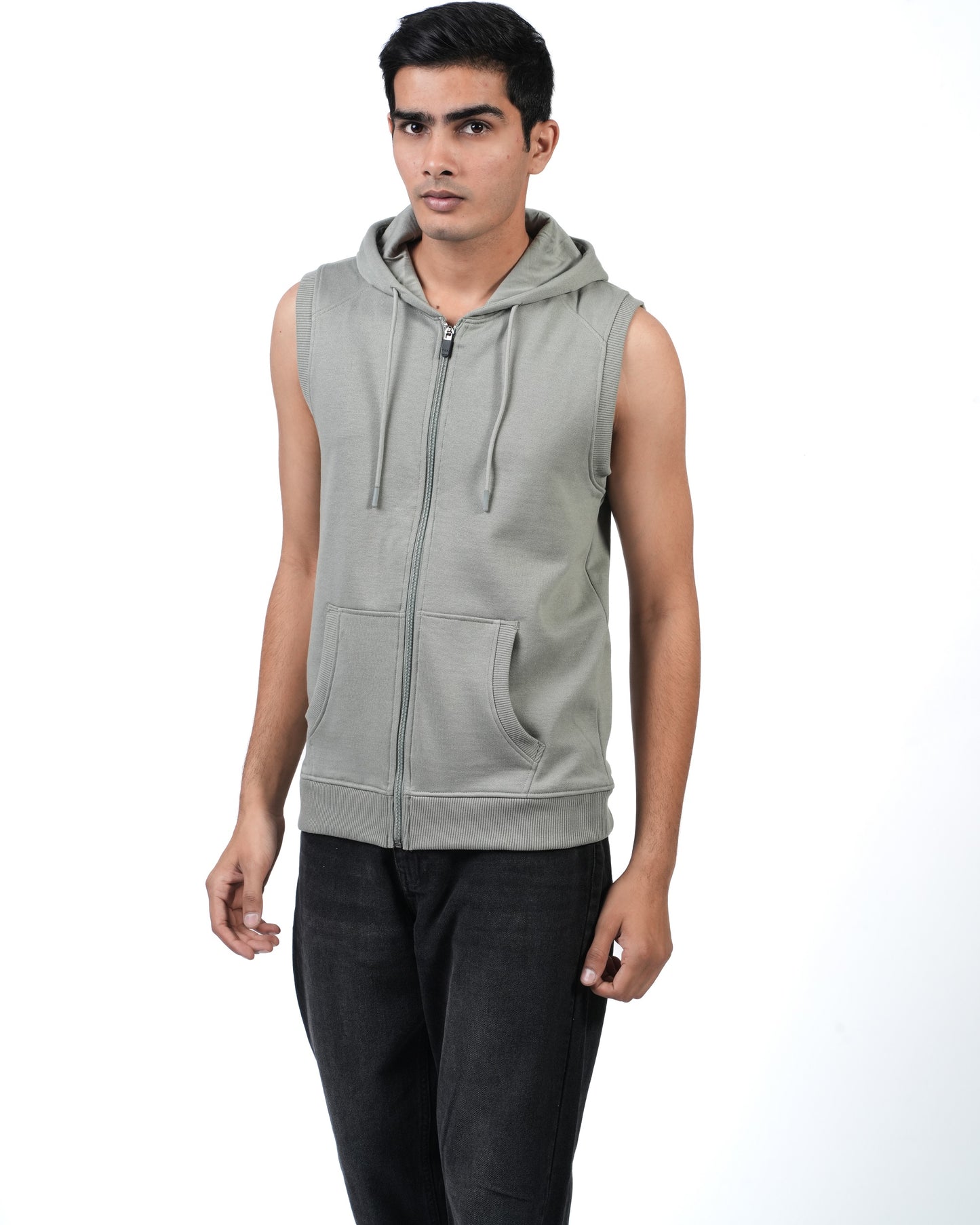 Men Sleeve Less Jacket