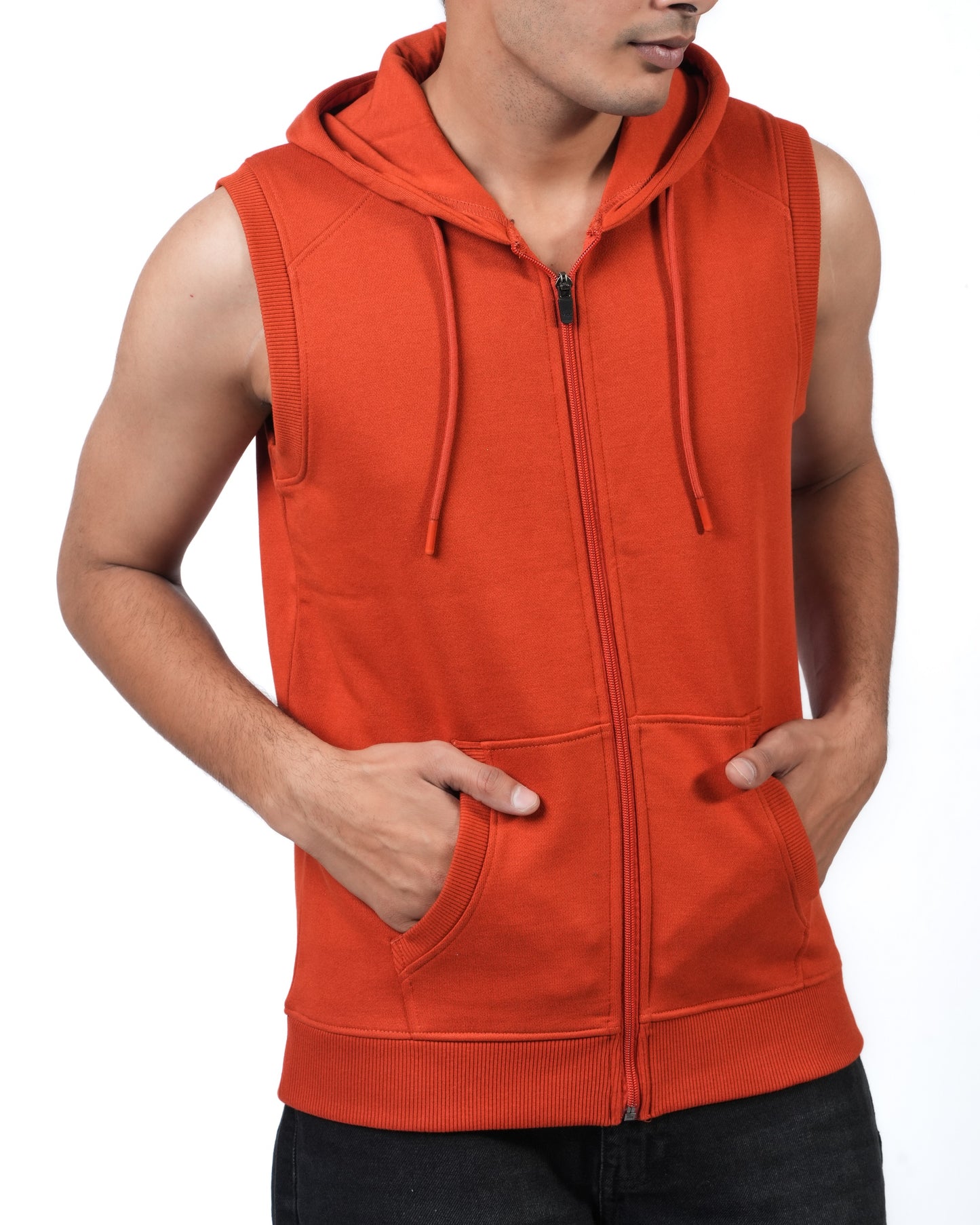 Men Sleeve Less Jacket