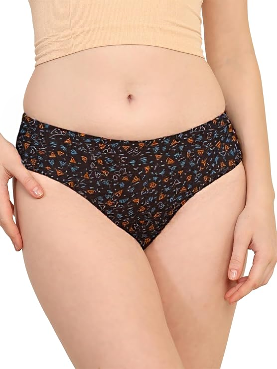 Women Underwear Brief Printed (Pack Of 3)