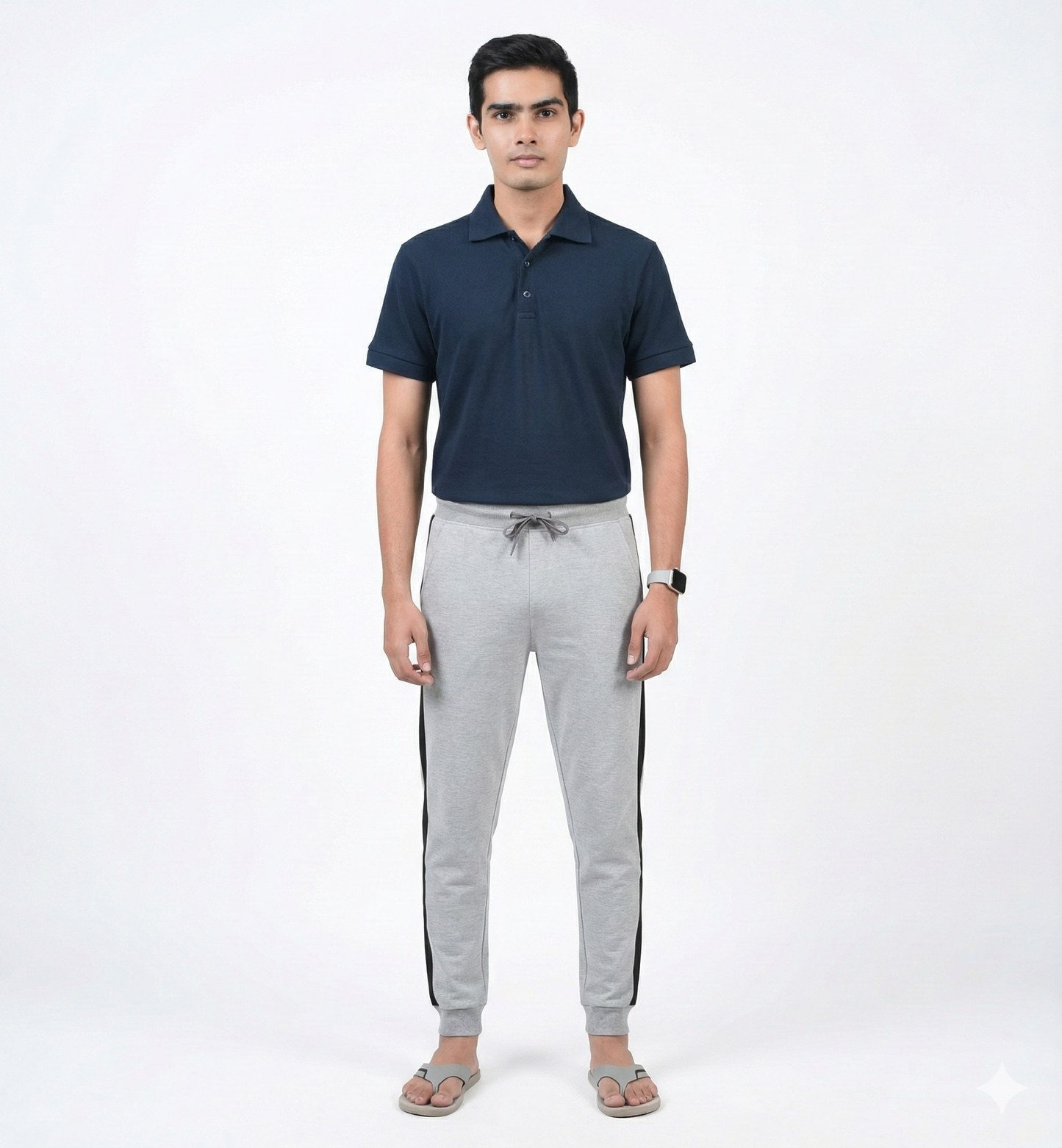 Everyday Comfort Combo – Polo T-Shirt + Zipper Jogger