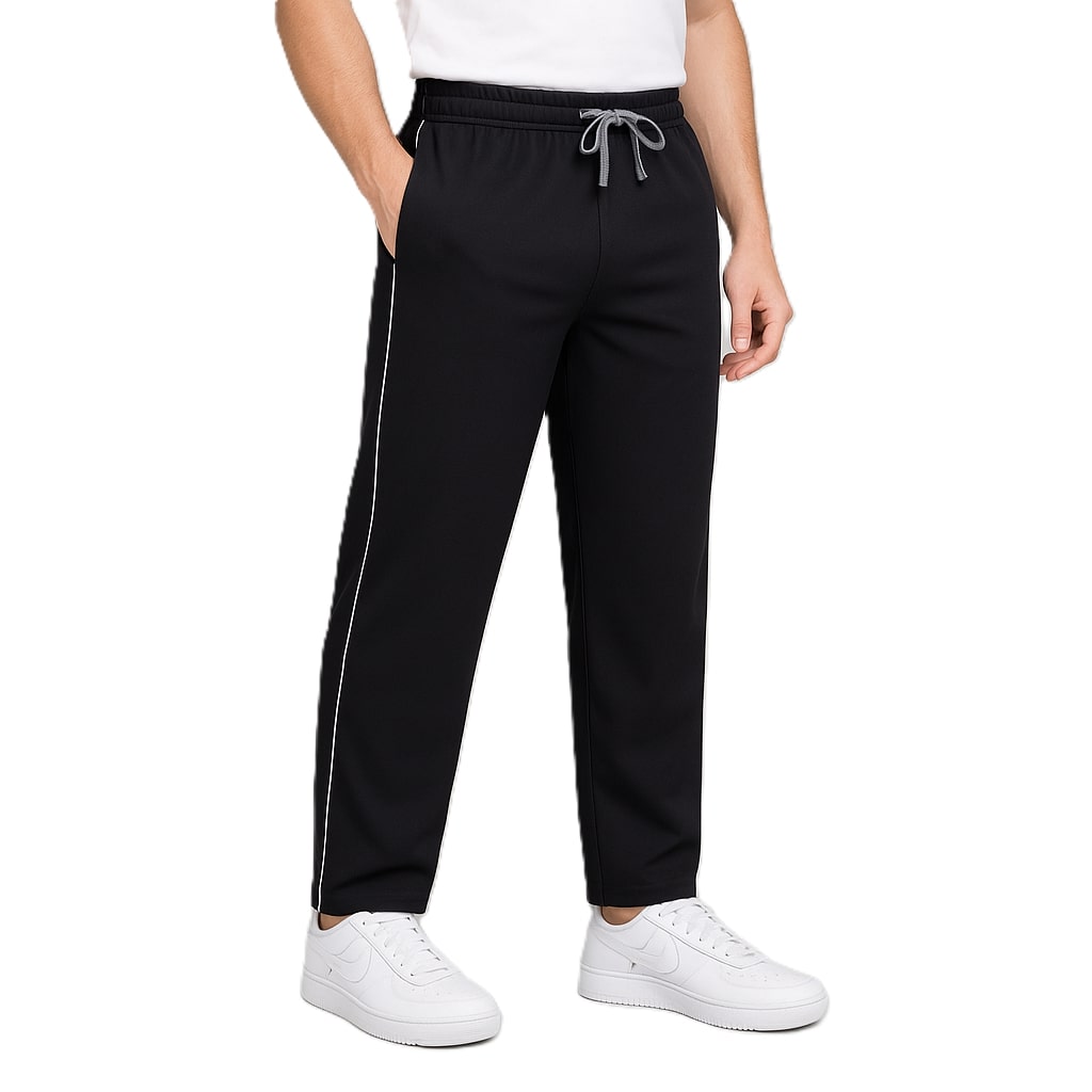 Mens Solid Piping Lower