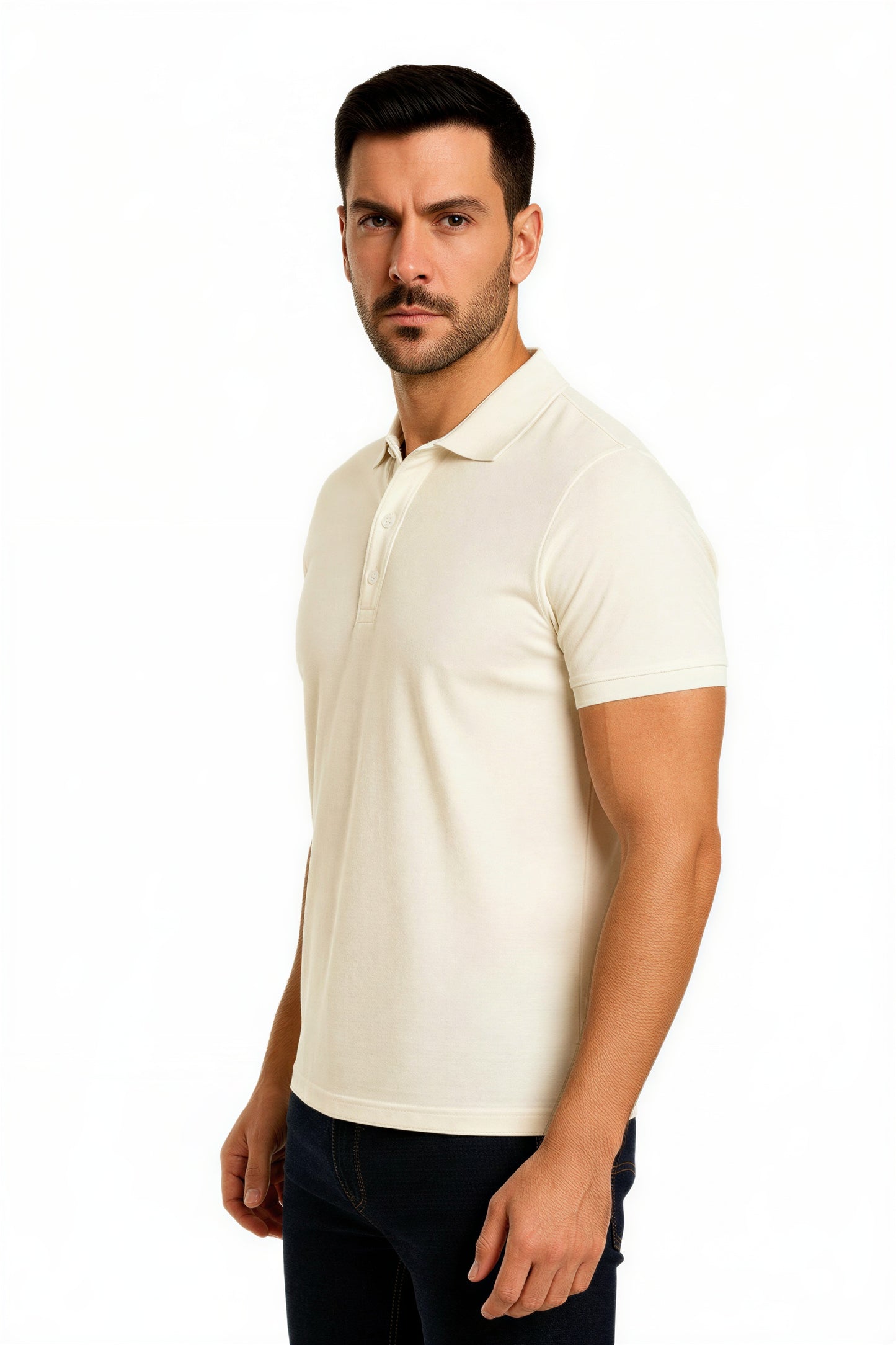 Men Polo T Shirt Without Pocket