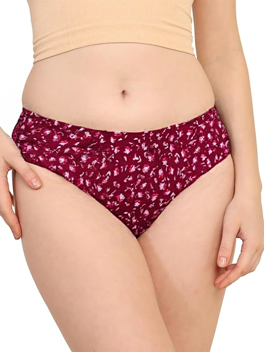 Women Underwear Brief Printed (Pack Of 3)