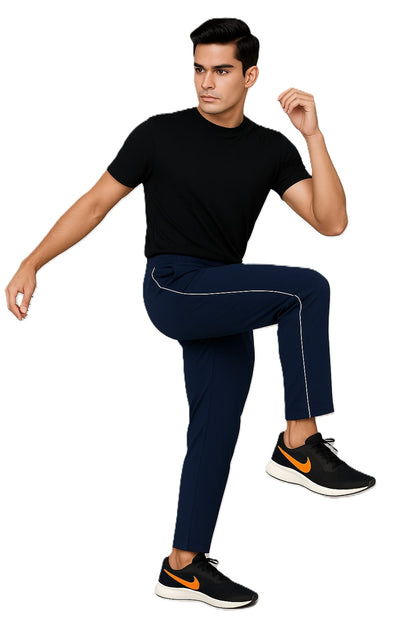 Mens Solid Piping Lower