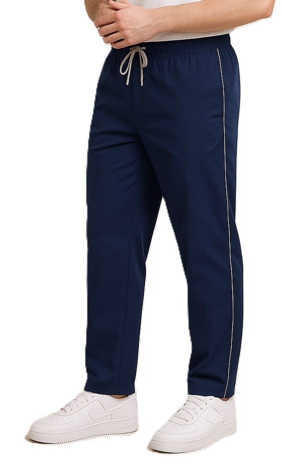 Mens Solid Piping Lower