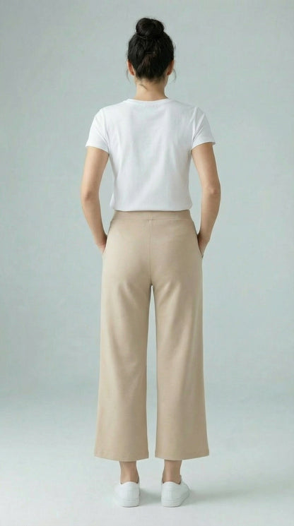 FlowFit Palazzo Pants - BEIGE
