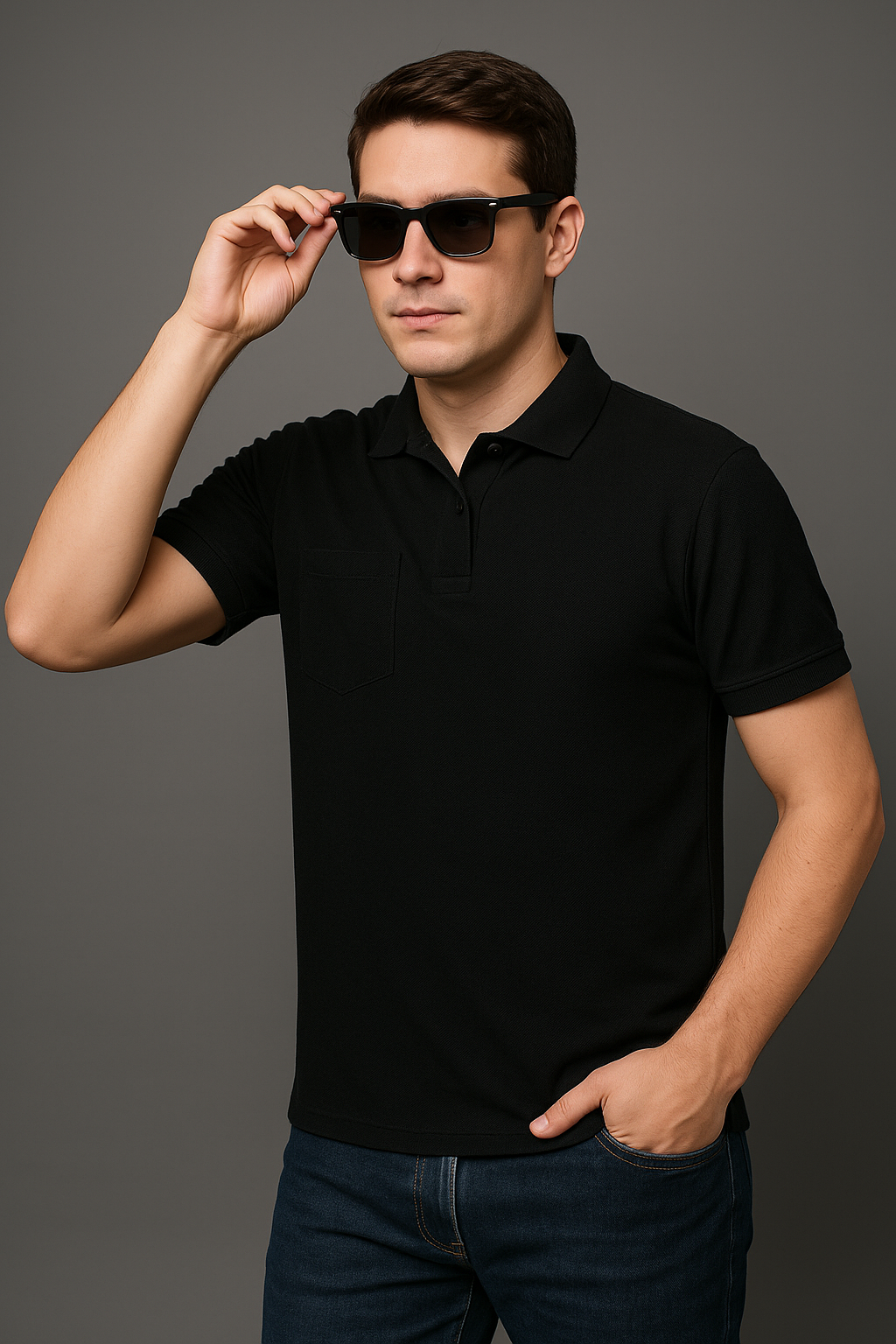 Men Polo With Pocket