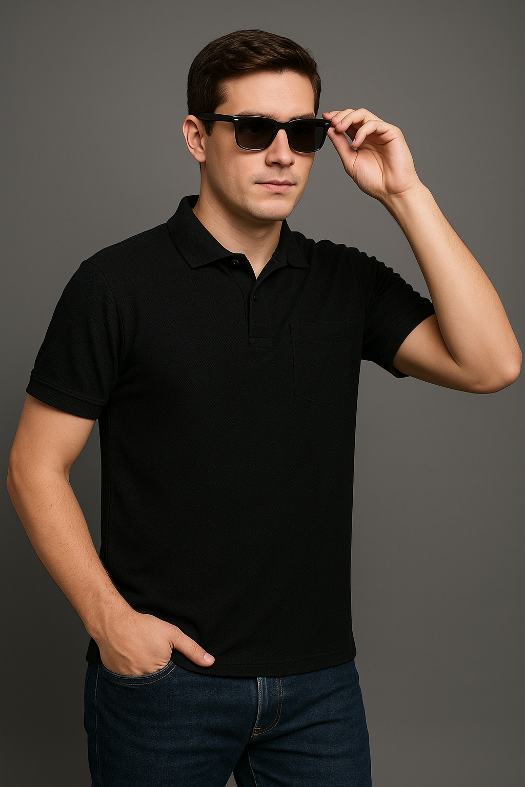 Men Polo With Pocket