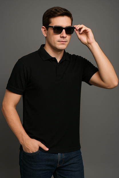 Men Polo With Pocket