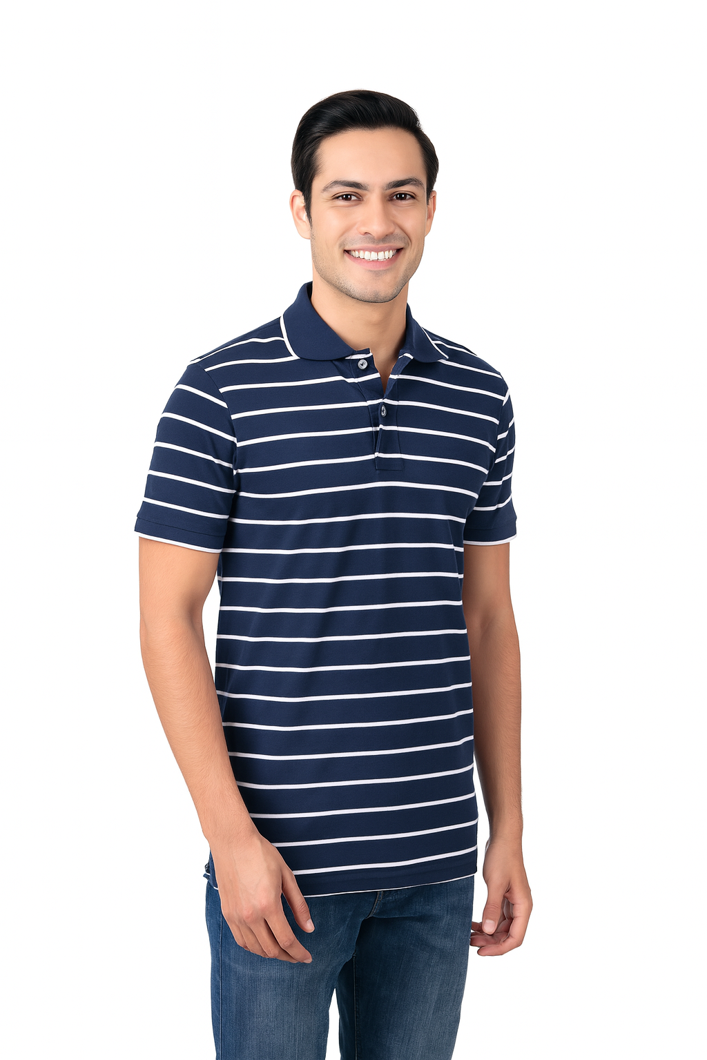 Mens Lining Tshirts- Blue