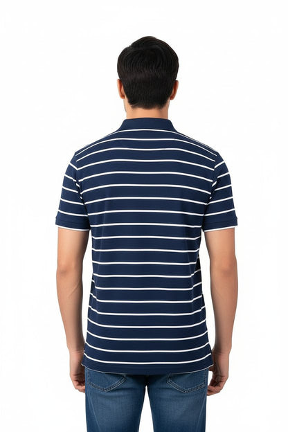 Mens Lining Tshirts- Blue