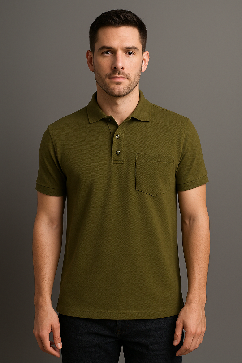 Men Polo With Pocket