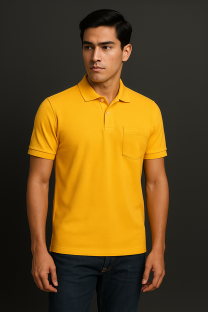 Men Polo With Pocket