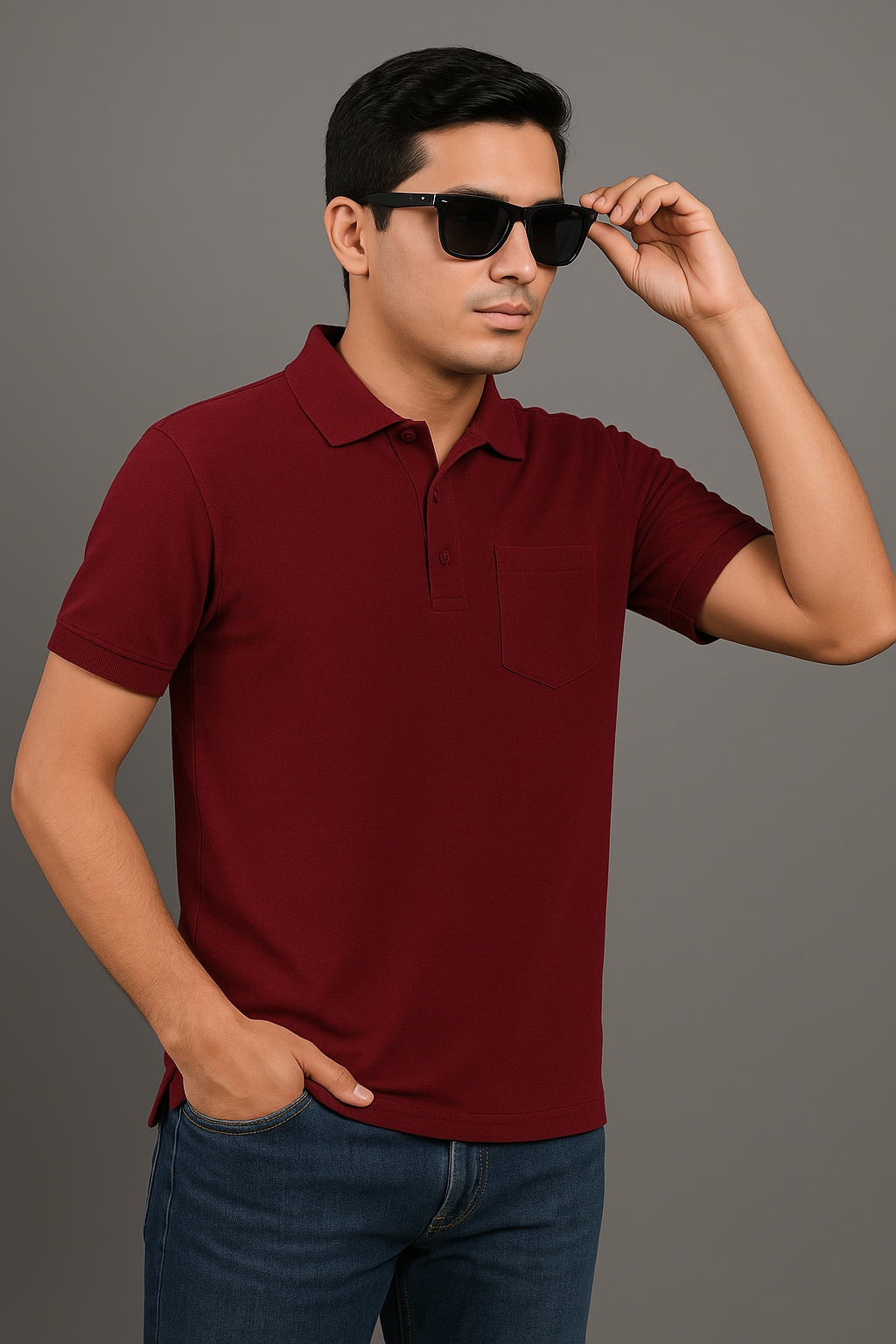 Men Polo With Pocket