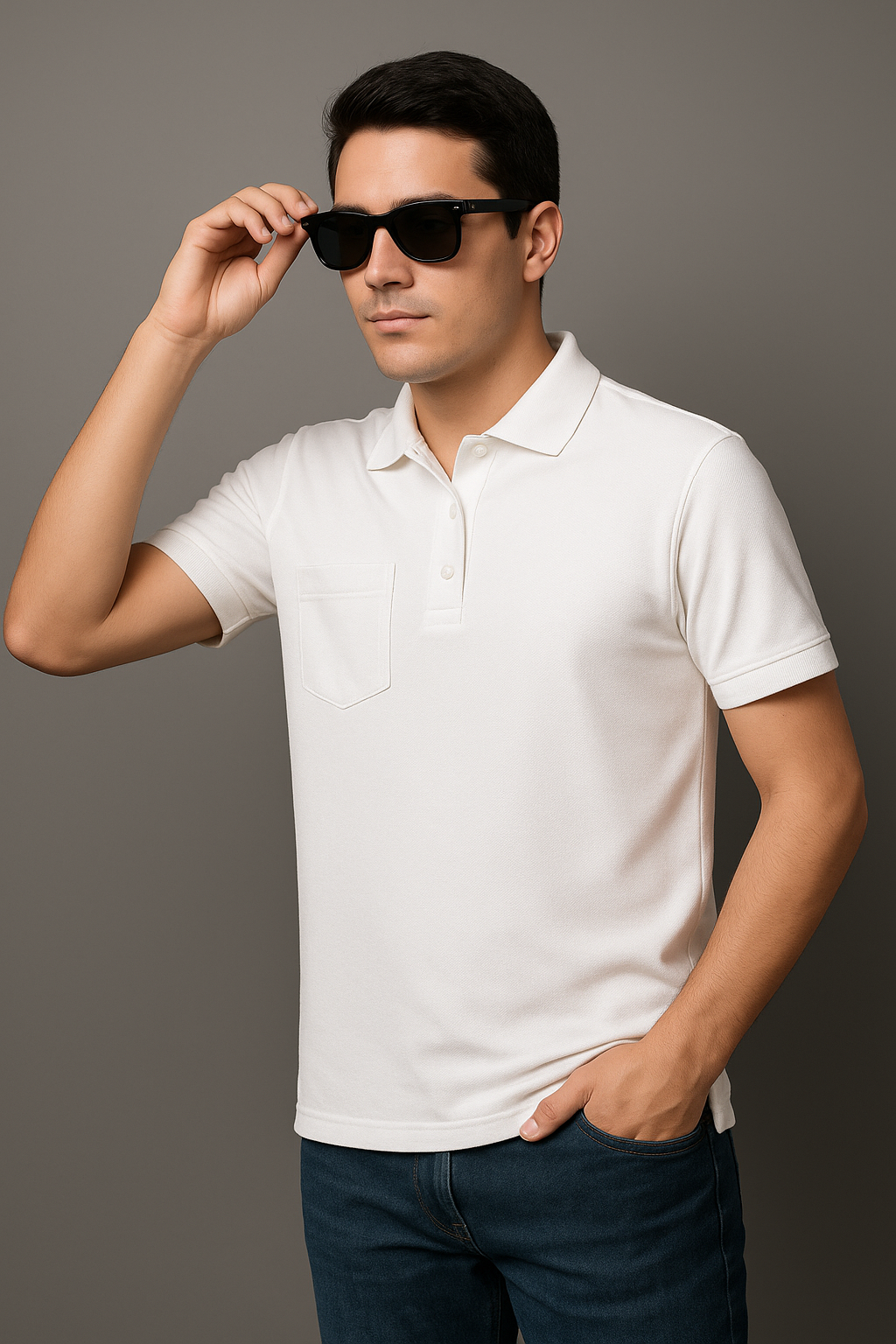 Men Polo With Pocket