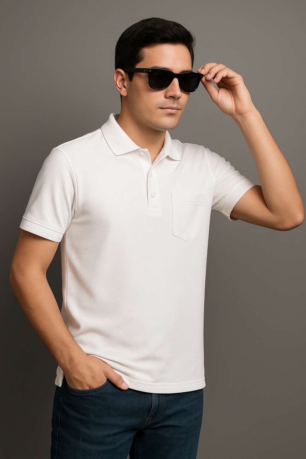 Men Polo With Pocket