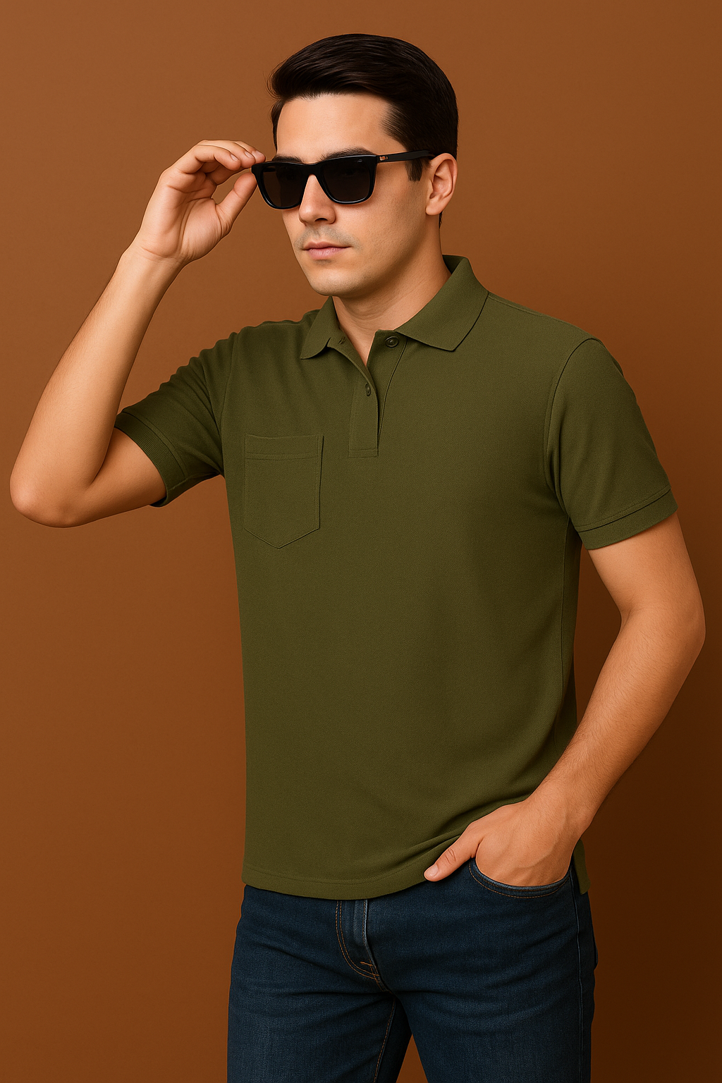 Men Polo With Pocket