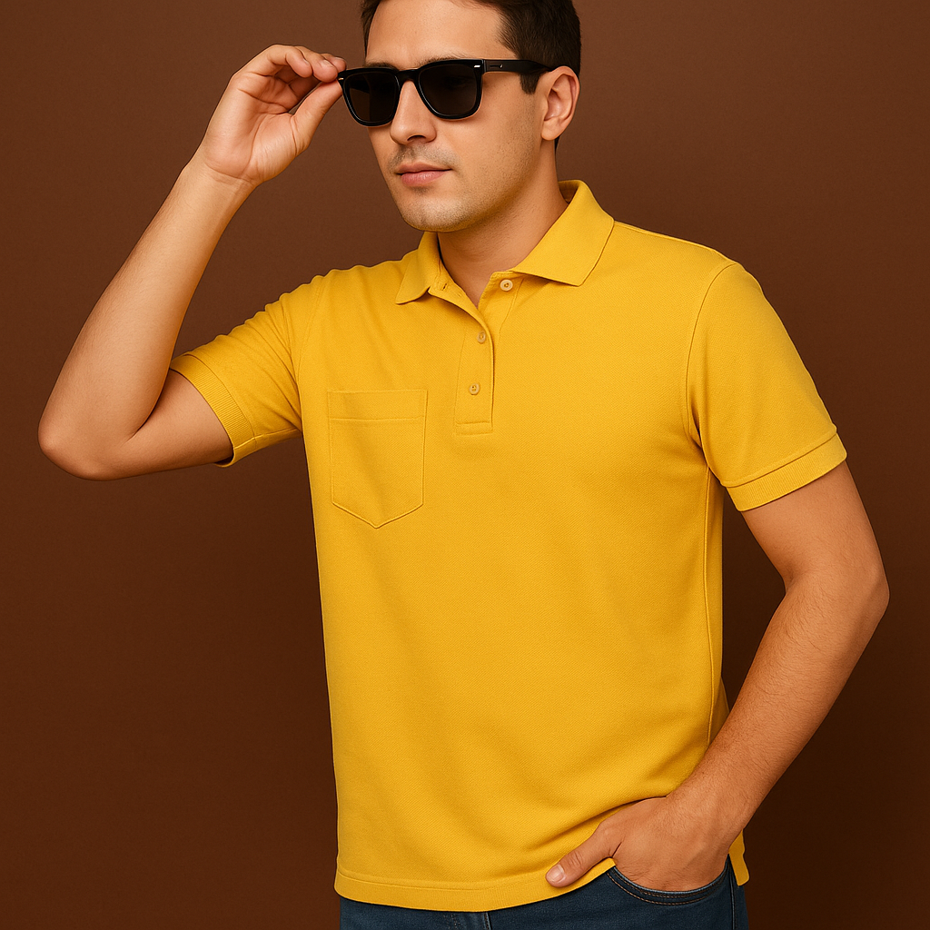 Men Polo With Pocket