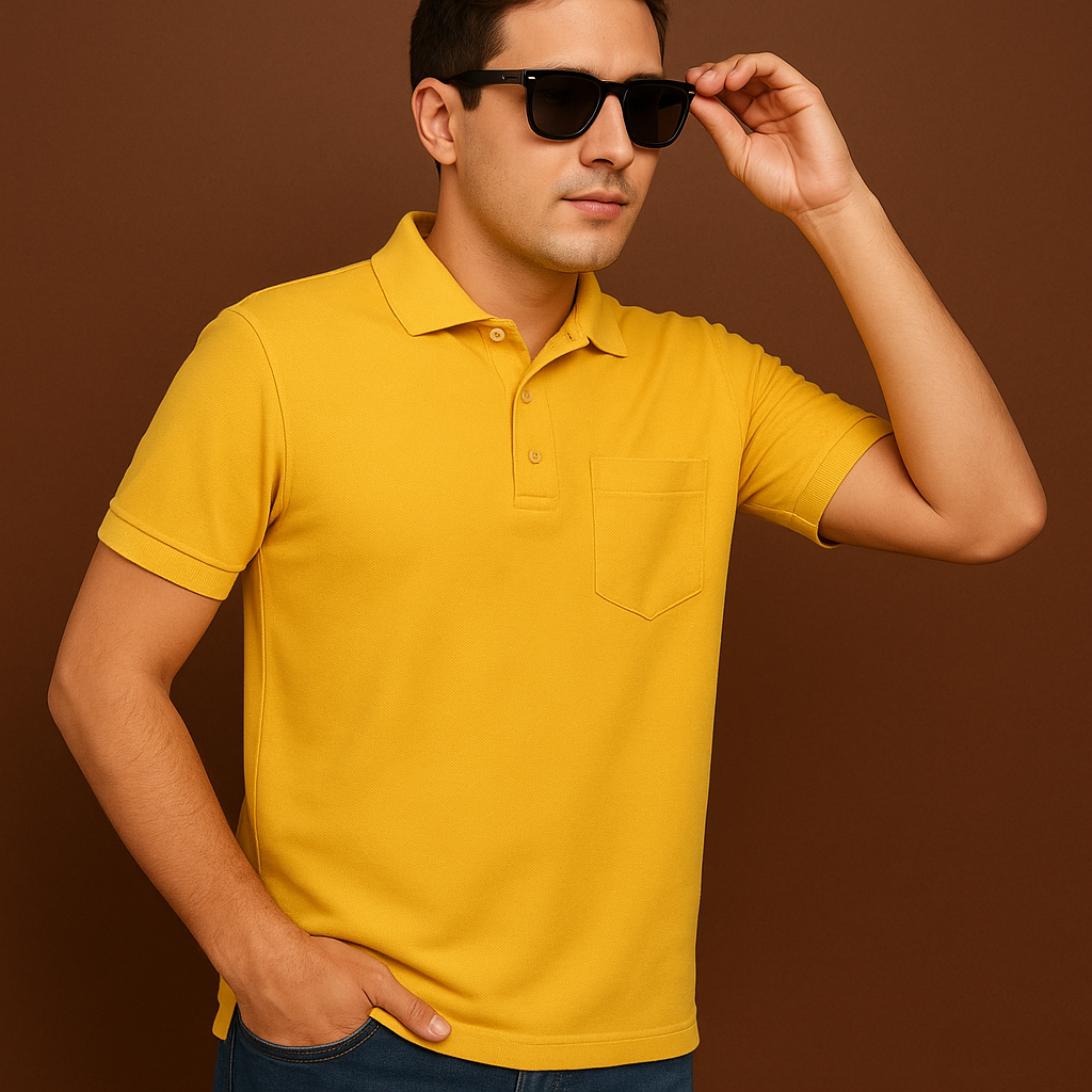 Men Polo With Pocket