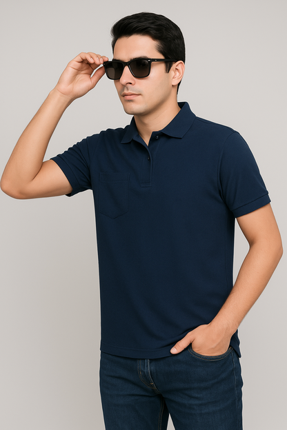 Men Polo With Pocket