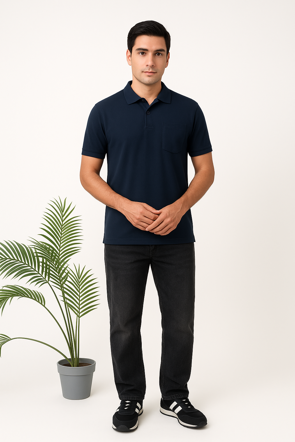 Men Polo With Pocket