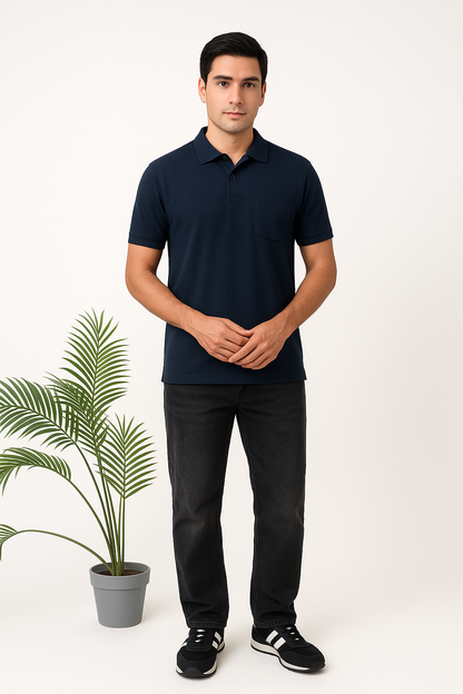 Men Polo With Pocket