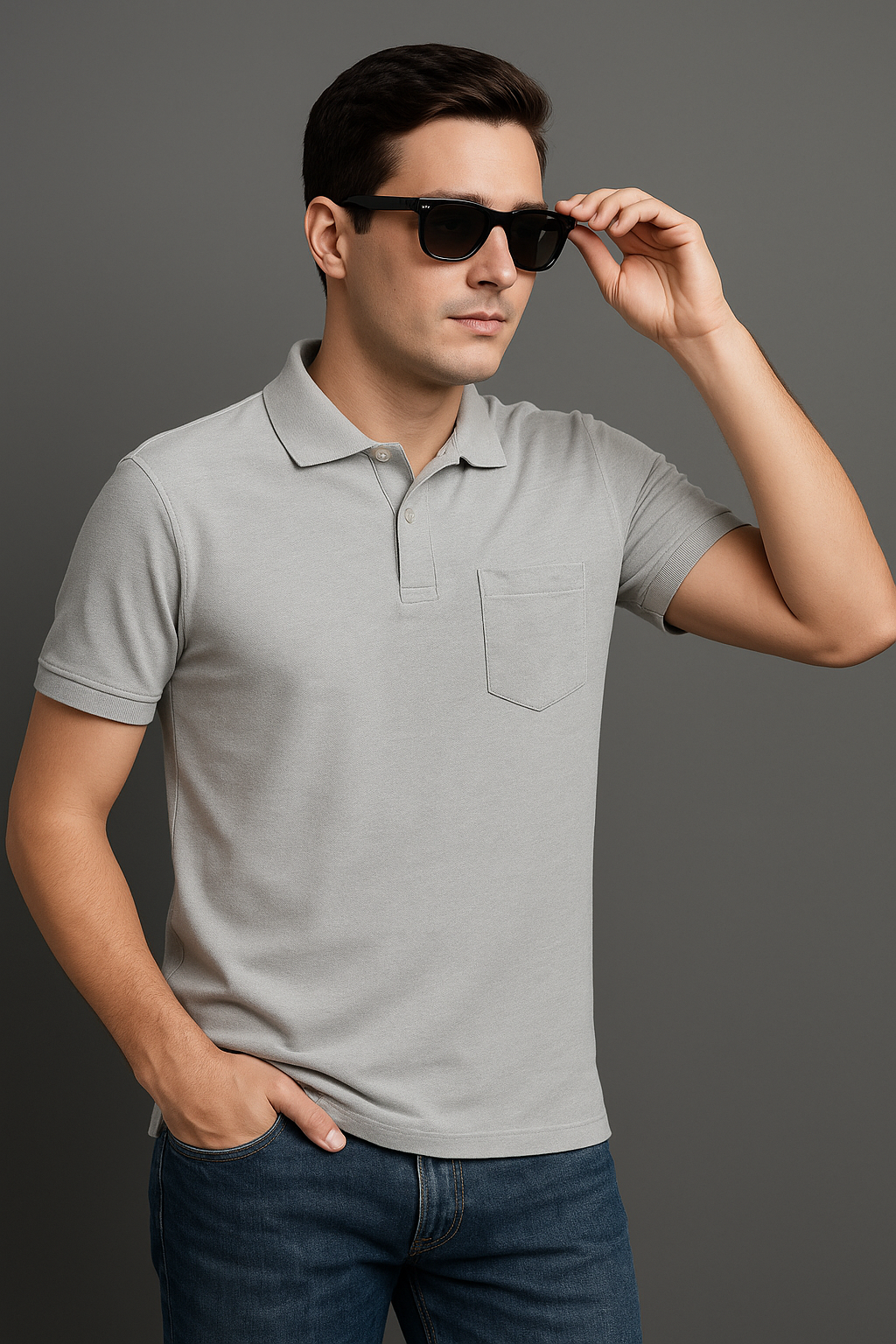 Men Polo With Pocket