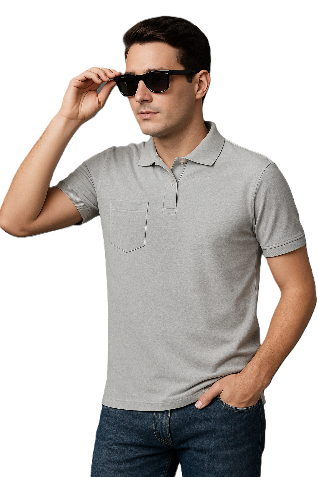 Men Polo With Pocket
