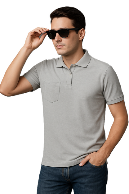 Men Polo With Pocket