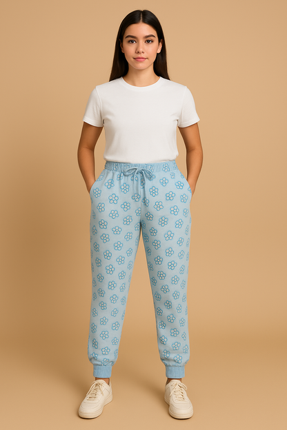 Womens Printed Loopers/ Pyjama
