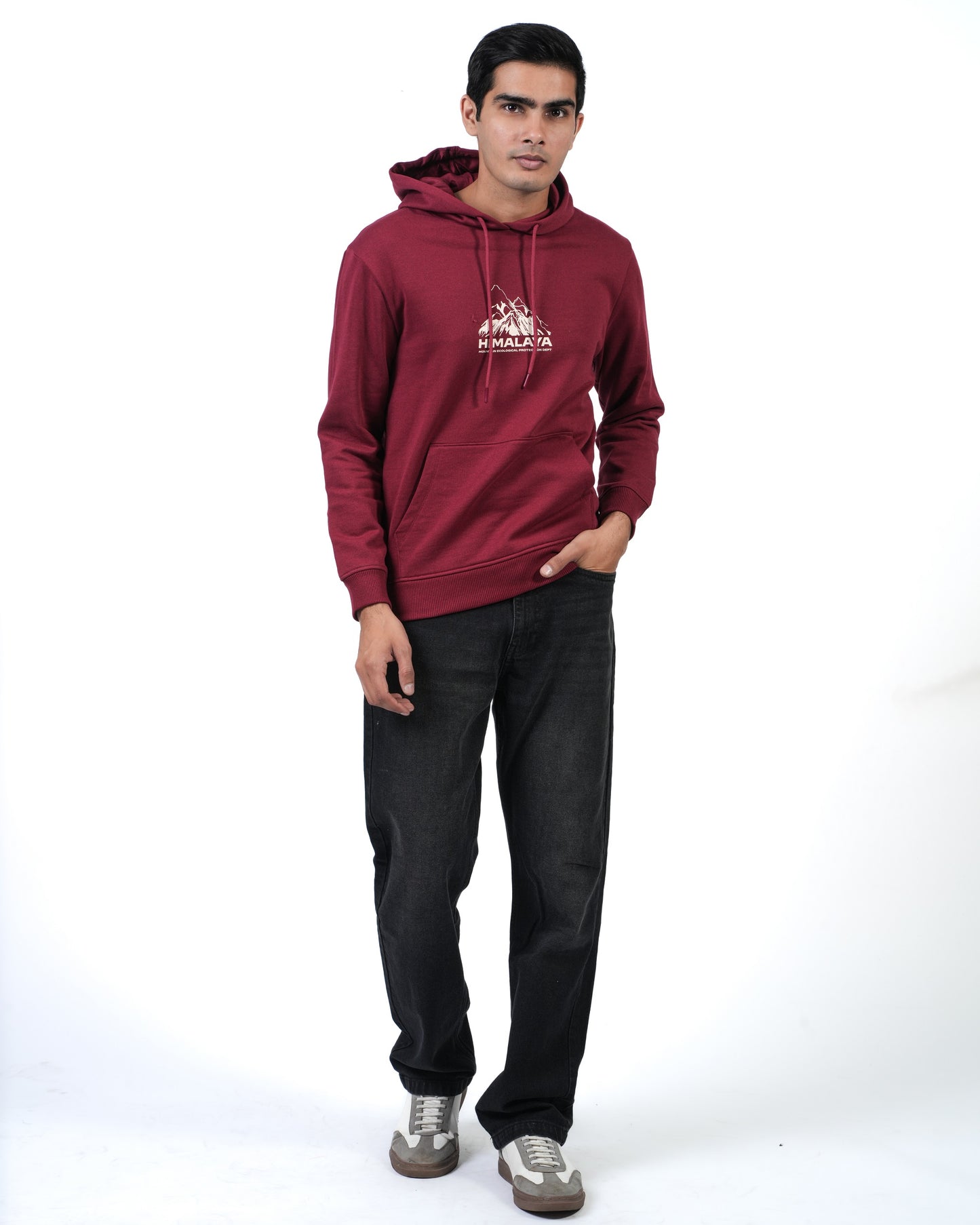 Men Printed Hoodie