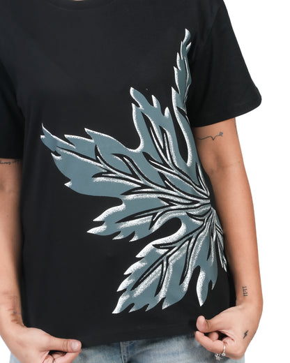 Women's Round Neck Printed T-Shirt