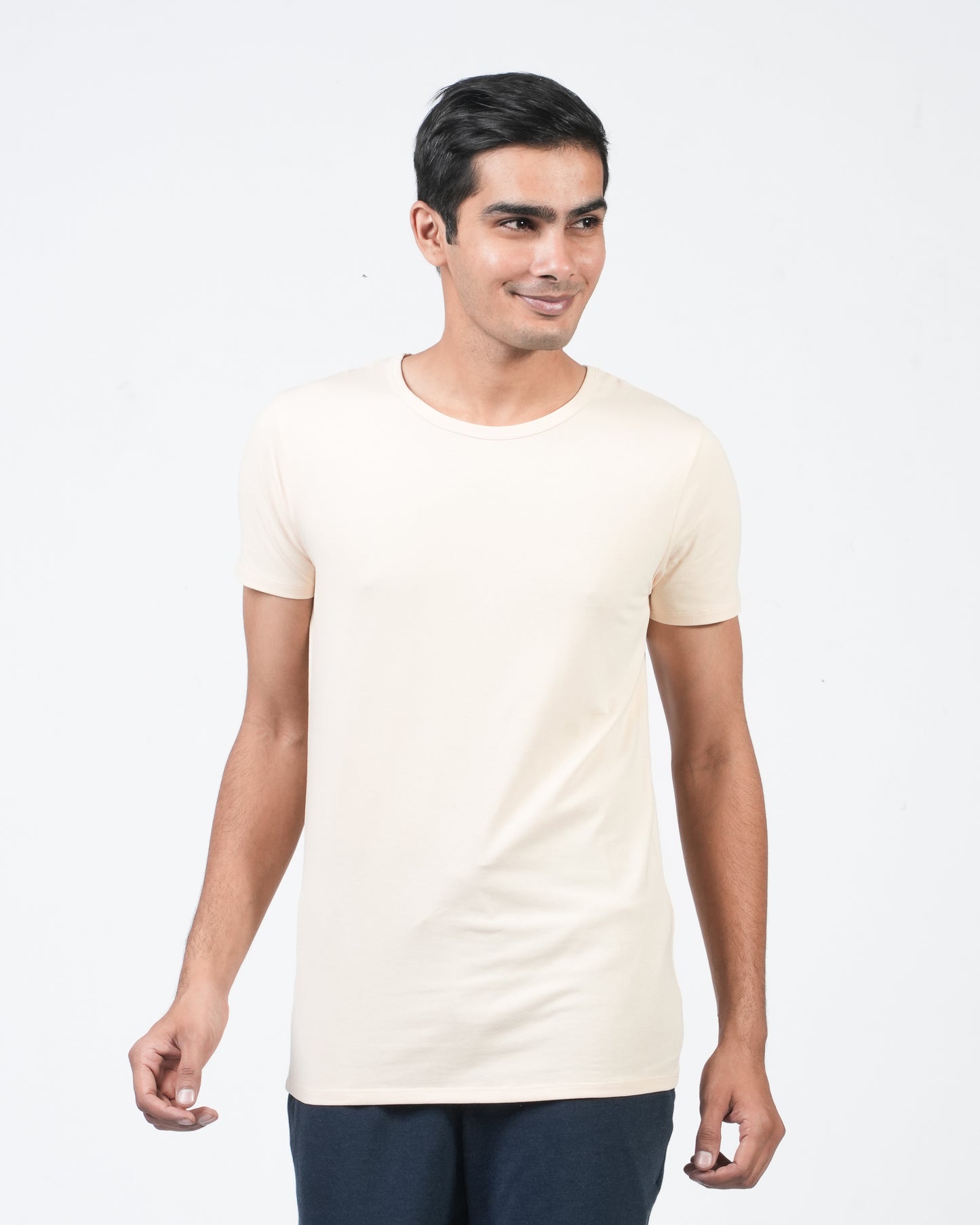 Men's Round Neck Slim Dry Fit T-Shirt