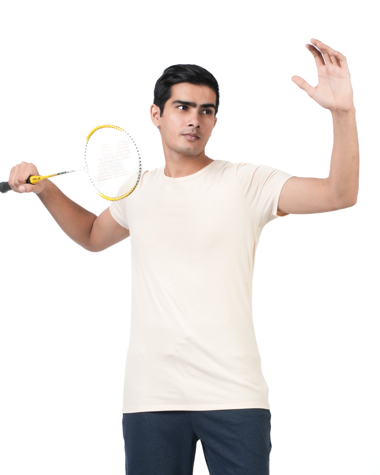 Men's Round Neck Slim Dry Fit T-Shirt