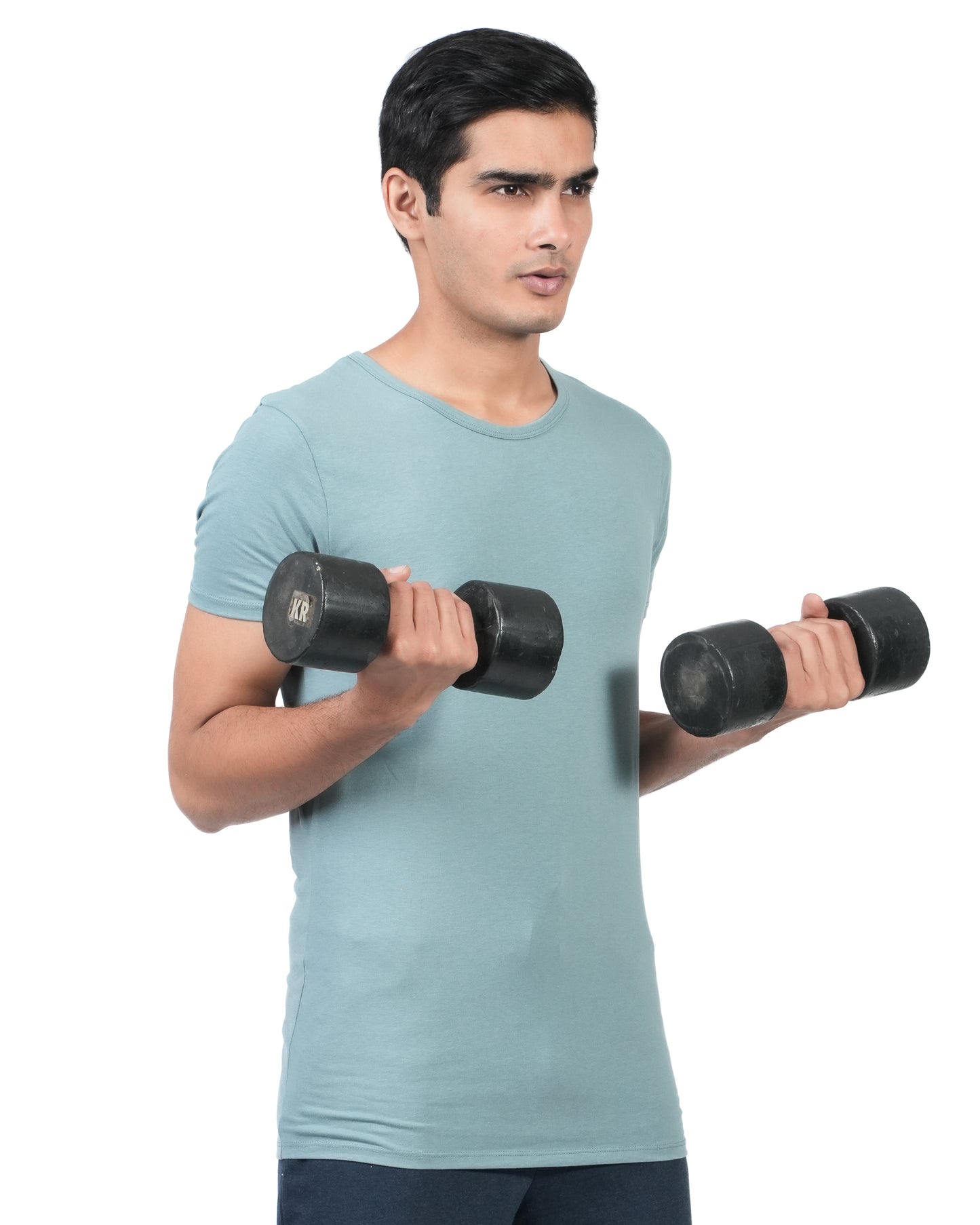 Men's Round Neck Slim Dry Fit T-Shirt
