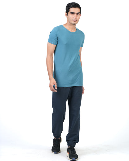 Men's Round Neck Slim Dry Fit T-Shirt