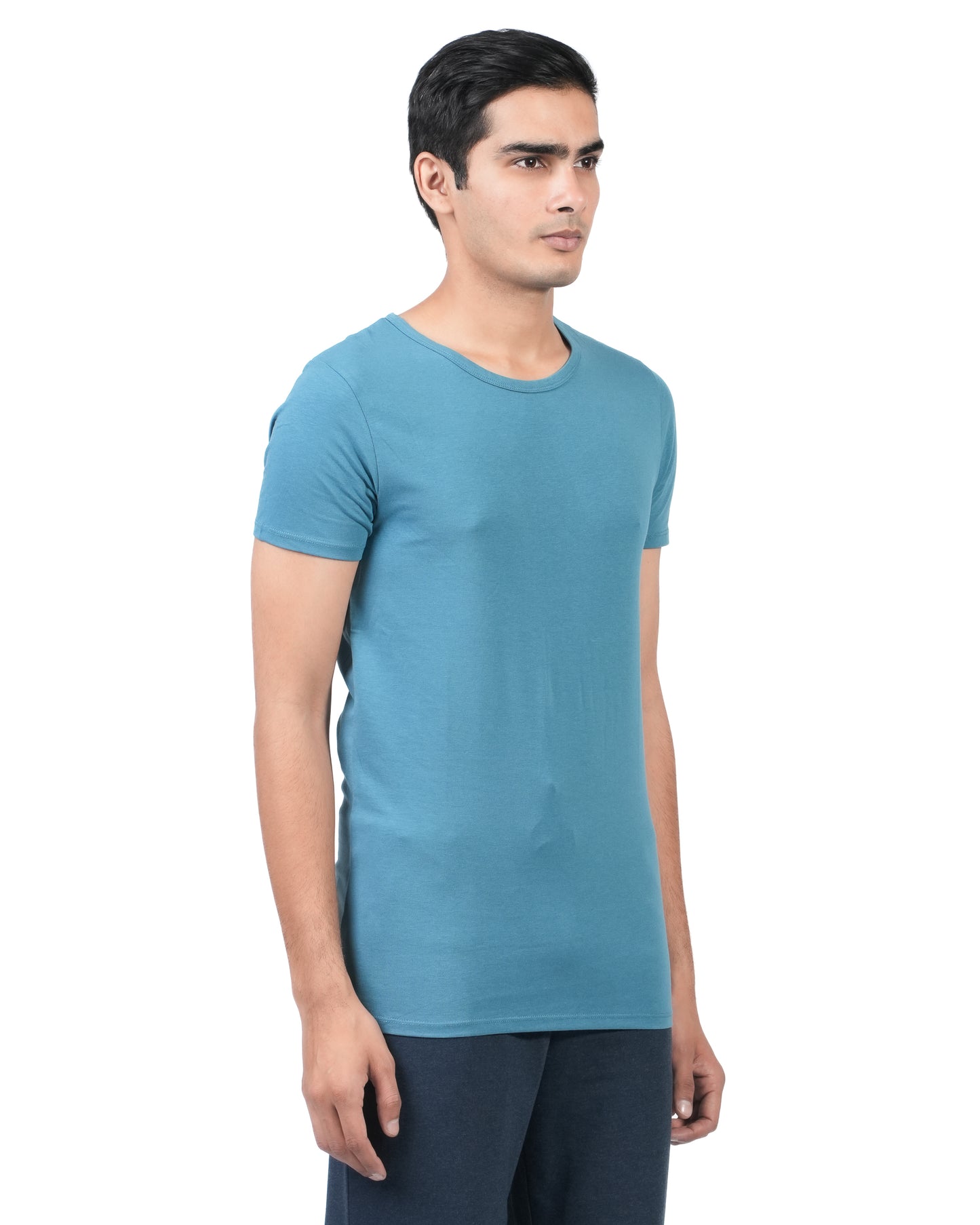 Men's Round Neck Slim Dry Fit T-Shirt